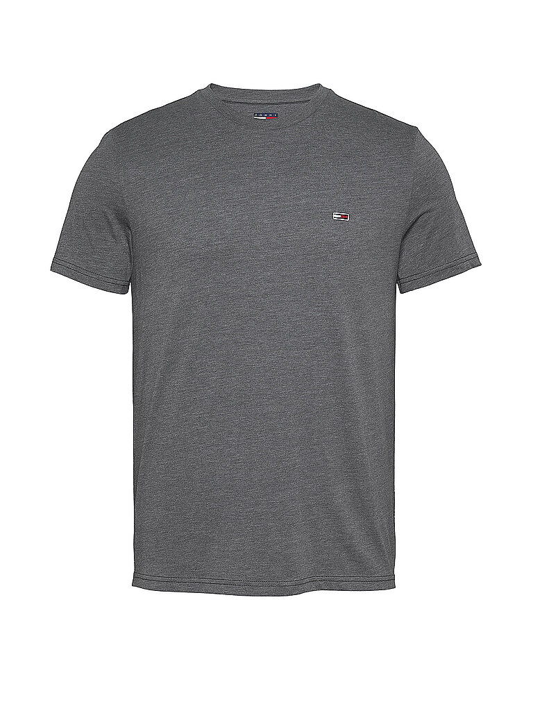 TOMMY JEANS T-Shirt Slim Fit grau   XS herren